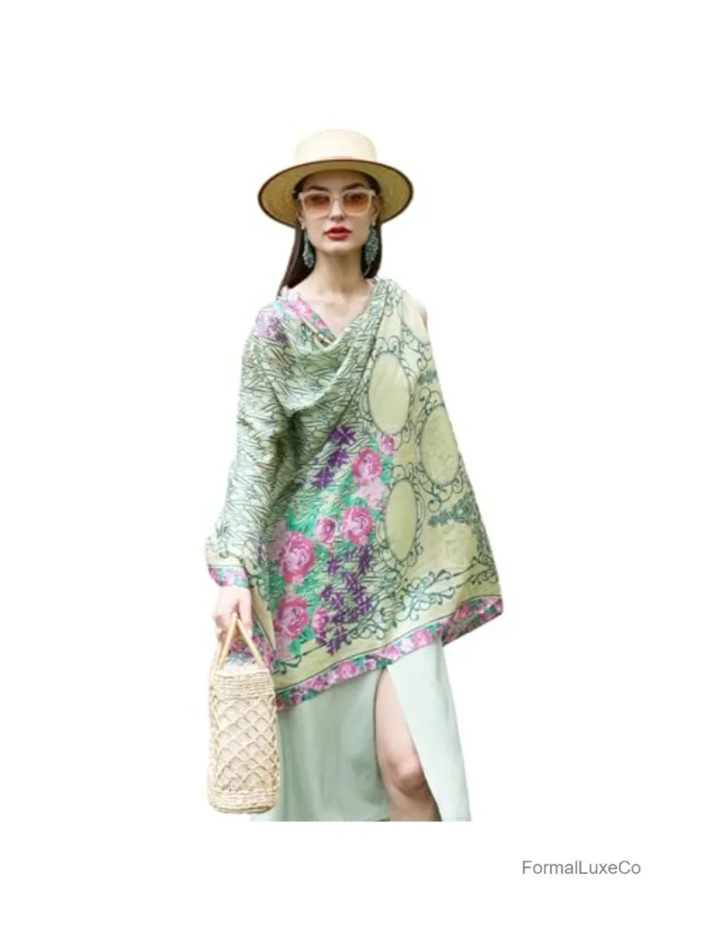 100% Mulberry Silk Shawl Wrap Lightweight Scarf Evening Wedding Party
